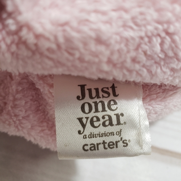 Carters Just One Year My First Doll 9" Plush Blonde Blue Eyes Prestige Rattle - Picture 5 of 7